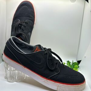 Nike Stefan Janoski Black Canvas shoes -Size 14